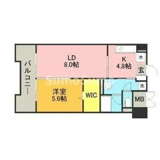 キルンズ高取【3階】の間取り