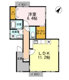 ドミール T&J【2階】の間取り