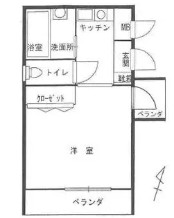 ルミエールROKKO【3階】の間取り