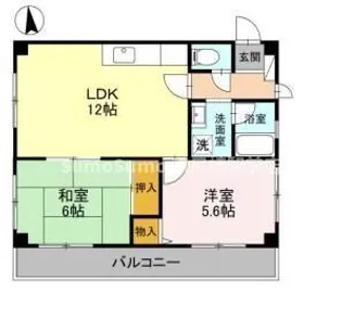 エステートウエヤマ【3階】の間取り