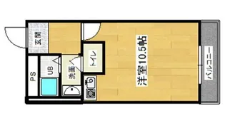 セントレ六甲【3階】の間取り