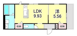 グランディール清華Ⅱ【2階】の間取り