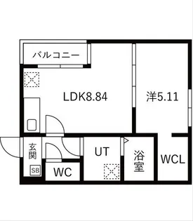 パークス神戸【2階】の間取り