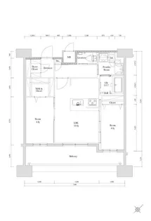 エンクレスト博多駅南GRACE【11階】の間取り