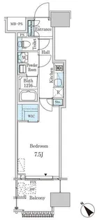 レガシス中目黒【4階】の間取り