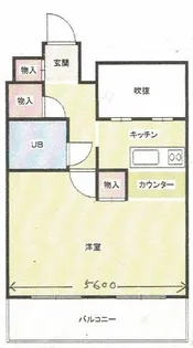 サンコーロイヤル【4階】の間取り
