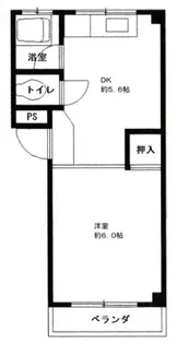 新神戸マンション南館【4階】の間取り
