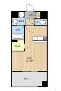 LIBTH吉塚【10階】の間取り