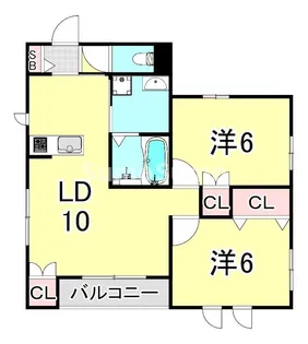 ソラリア一番町【2階】の間取り