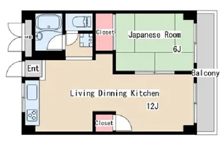 高取台ハイツ【4階】の間取り