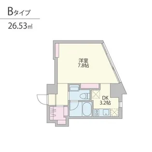 クーカイ・テラス恵比寿【4階】の間取り