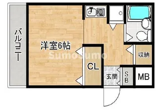 ドムールコスモス甲南町【3階】の間取り