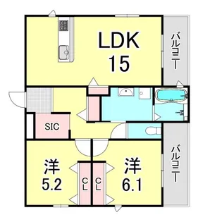 T-TRAD CASA【3階】の間取り