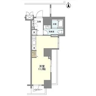 エムレジデンス渋谷神泉【8階】の間取り