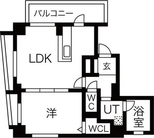 THE GARDEN 大濠【4階】の間取り