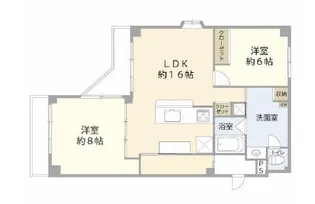 レック六甲マンション【3階】の間取り