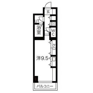 フレックス芦屋【8階】の間取り