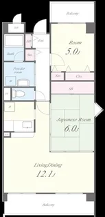 コウジィコート園田【3階】の間取り