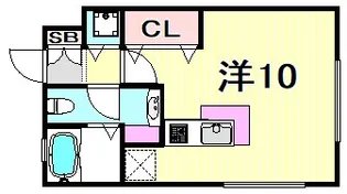 ブリストル【2階】の間取り