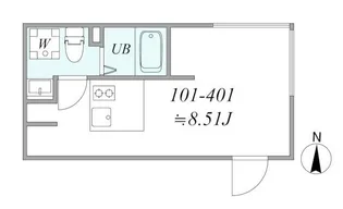 trias185【4階】の間取り