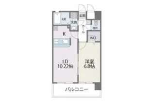 レジデンス20【7階】の間取り