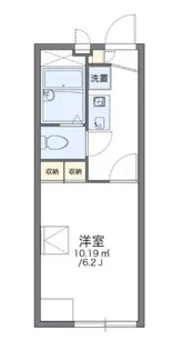 レオパレスEmirates住吉【2階】の間取り