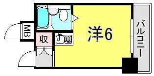 ライオンズマンション神戸元町【3階】の間取り