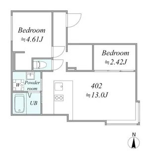 trias185【4階】の間取り