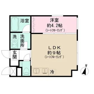 ベラ・カーサ大岡山【1階】の間取り