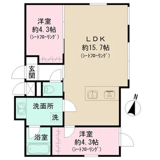 ベラ・カーサ大岡山【2階】の間取り