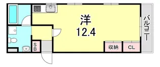 ワコーレヴィータ須磨浦通【2階】の間取り