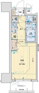 アドバンス三宮パルマ【14階】の間取り