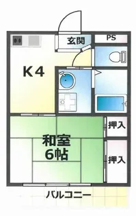 ERメゾンくすのき【3階】の間取り