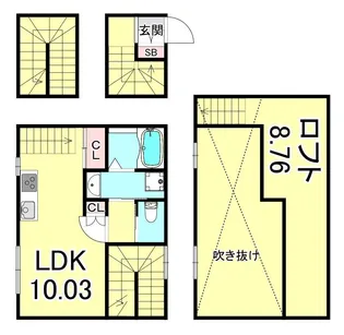 パロス六甲の間取り