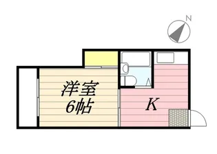 メモリアル箱崎【6階】の間取り