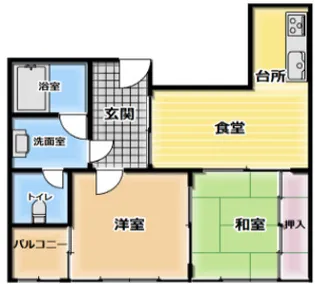 マルイマンション【3階】の間取り