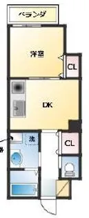 瑠璃甲東園【3階】の間取り