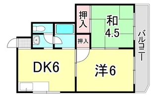 住吉サンシャイン【3階】の間取り