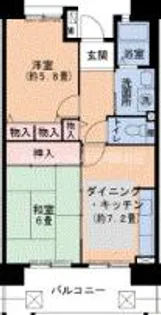 URパークタウン西武庫 7号棟【9階】の間取り