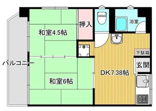 東山パビヨン【5階】の間取り
