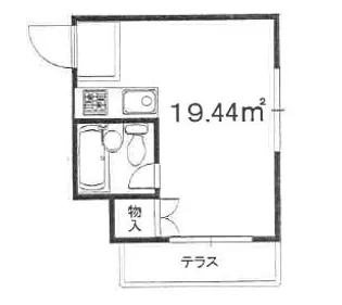 片岡マンション【1階】の間取り