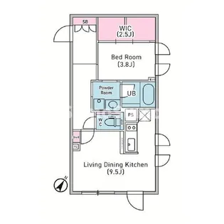 デュオメゾン渋谷松濤【3階】の間取り