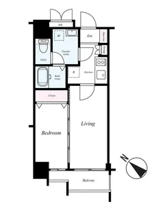 エンクレスト平尾Ⅱ【6階】の間取り