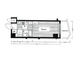 フェニックス目黒碑文谷【2階】の間取り