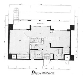 ピュアドームエスパルシア博多【9階】の間取り