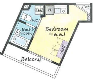 ジェムストーン目黒南【4階】の間取り