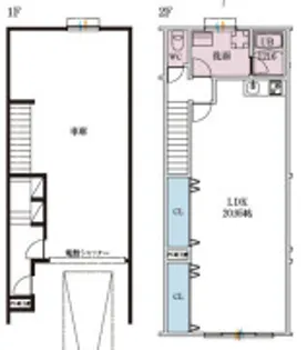 WORKINGBASE伊丹WESTの間取り