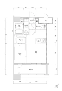 エンクレスト博多駅南GRACE【3階】の間取り