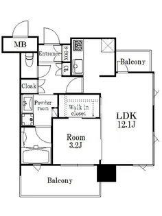エンクレスト博多PREMIER【3階】の間取り