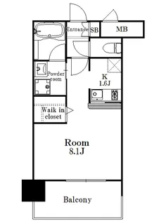 エンクレスト博多PREMIER【8階】の間取り